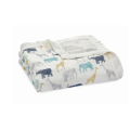 Bebek ipeksi yumuşak bambu muslin snuggle battaniye